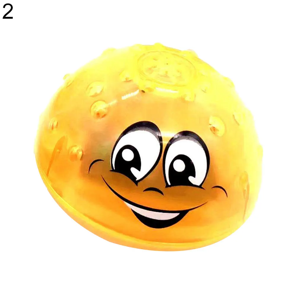 Baby Bath Toy Cartoon Light Music Electric Induction Sprinkler Ball Kids Baby Bath Pool Toy New for Children Swimming Party