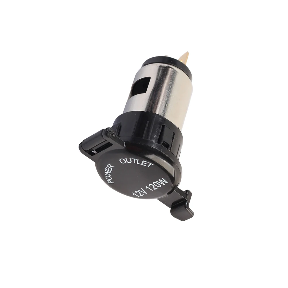 

1PCS USB to Cigarette lighter base with waterproof cover 64mm x 47mm x 22mm BlackCigarette Lighter