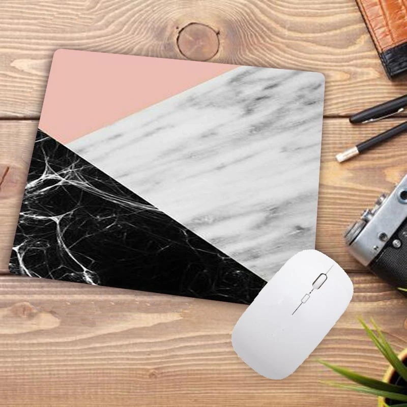 Большая распродажа Россия Белый Розовый Золотой Мраморные Игровые Мыши Подложка для мыши ПК Компьютер Офис Размер для мыши 180x220x2мм.