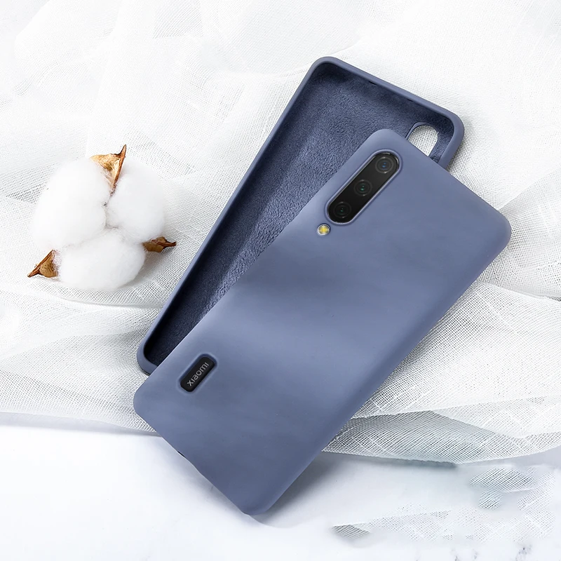 Жидкий силиконовый чехол красный mi Note 7 Pro K20 7A тонкие мягкие чехлы для Xiaomi mi 9 SE 9T mi A3 8 Lite A2 CC9e mi X 3 2s Чехол