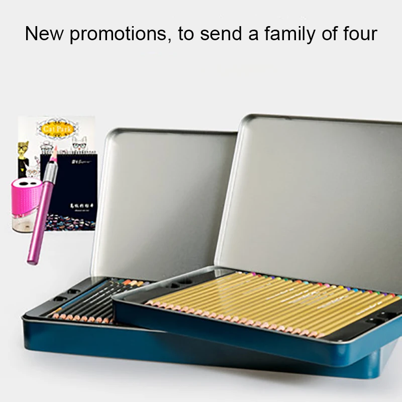 Набор цветных деревянных карандашей s 120 цветов профессиональный для детей