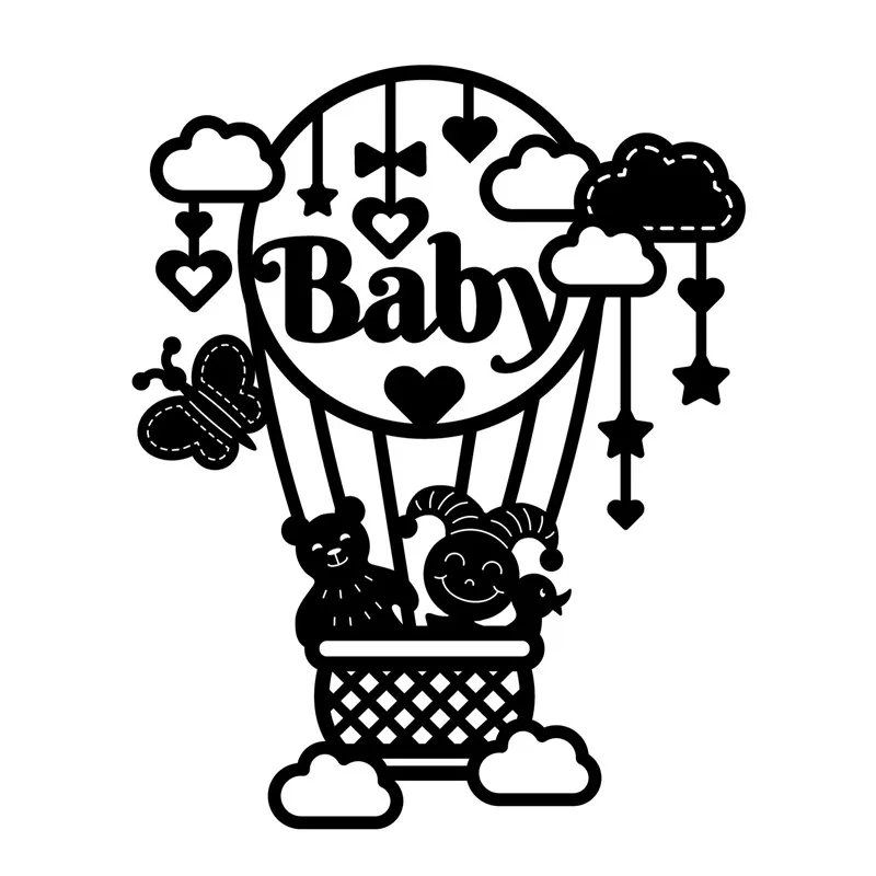 Eastshape медвежонок в воздушном шаре металлические режущие штампы для рукоделия