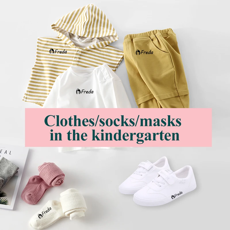 Изготовленный На Заказ детский штамп с именем сделай сам для детей печать на