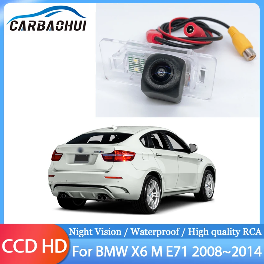 Автомобильная камера заднего вида с ночным видением для BMW X6 M E71 2008 2009 2010 2011 2012 2013