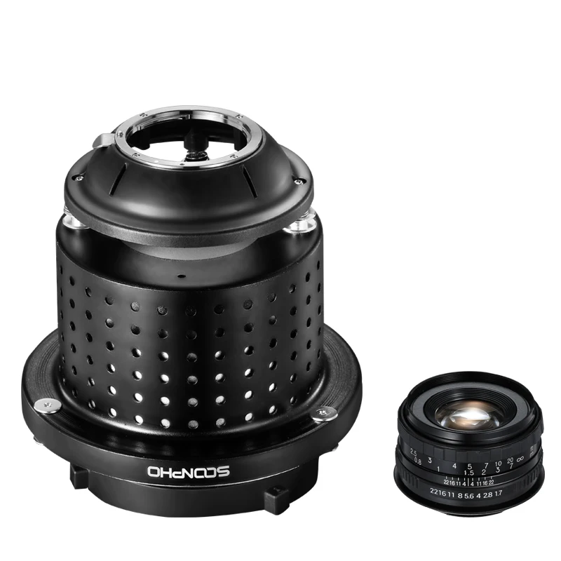 SOONPHO OT1 Bowens Mount Focalize Conical Snoots Optical + 50MM Lens For Photography Light Flash Lamp Photo Art Special Effects images - 6