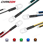 10 шт. яркие 10 мм Предварительно смонтированные светодиоды 5В 6В 9В 12В светильник вые бусины белый красный зеленый синий желтый излучающий диод Предварительно проводной кабель DIY лампа