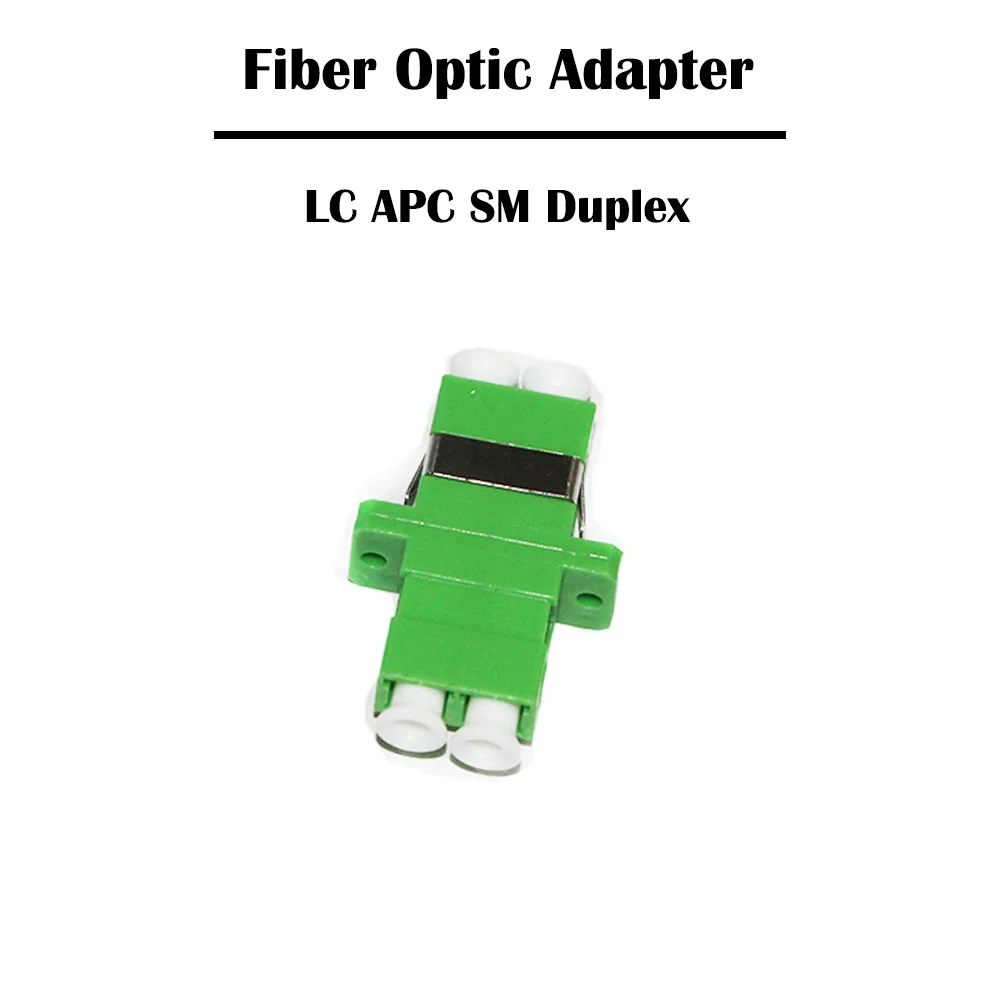 200 шт./лот LC дуплексный UPC/APC SM одномодовый волоконно оптический адаптер FTTH Ethernet