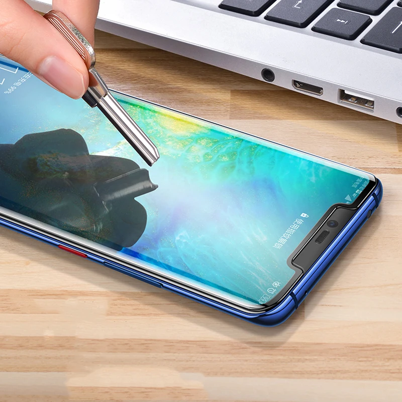 Закаленное стекло с УФ-клеем для Huawei P40 P30 P20 Pro Lite Защитная пленка экрана Mate 20 30 |