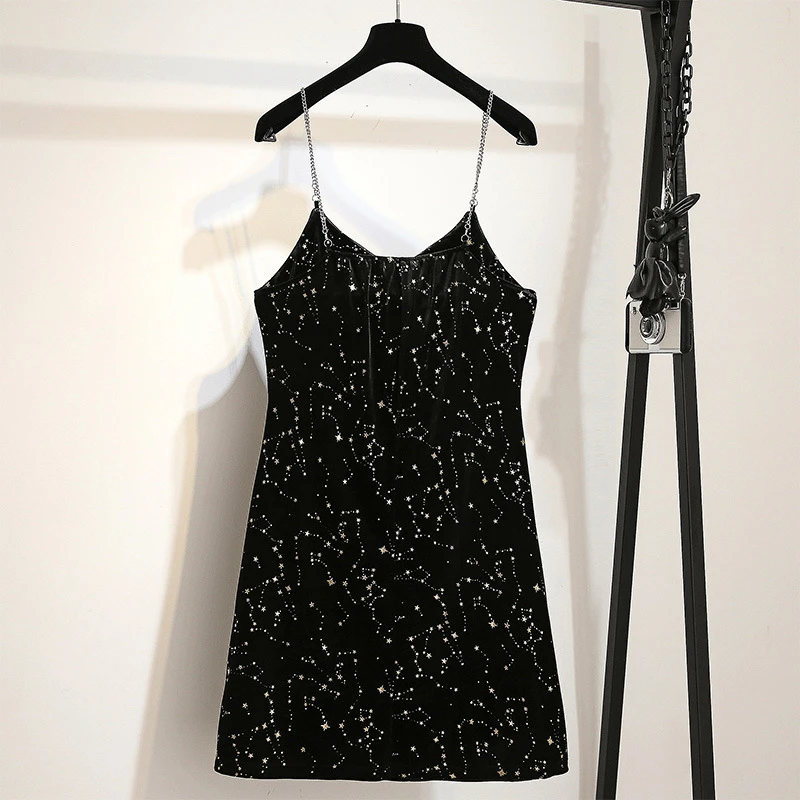 Женское платье на бретельках с V-образным вырезом большие размеры | Женская