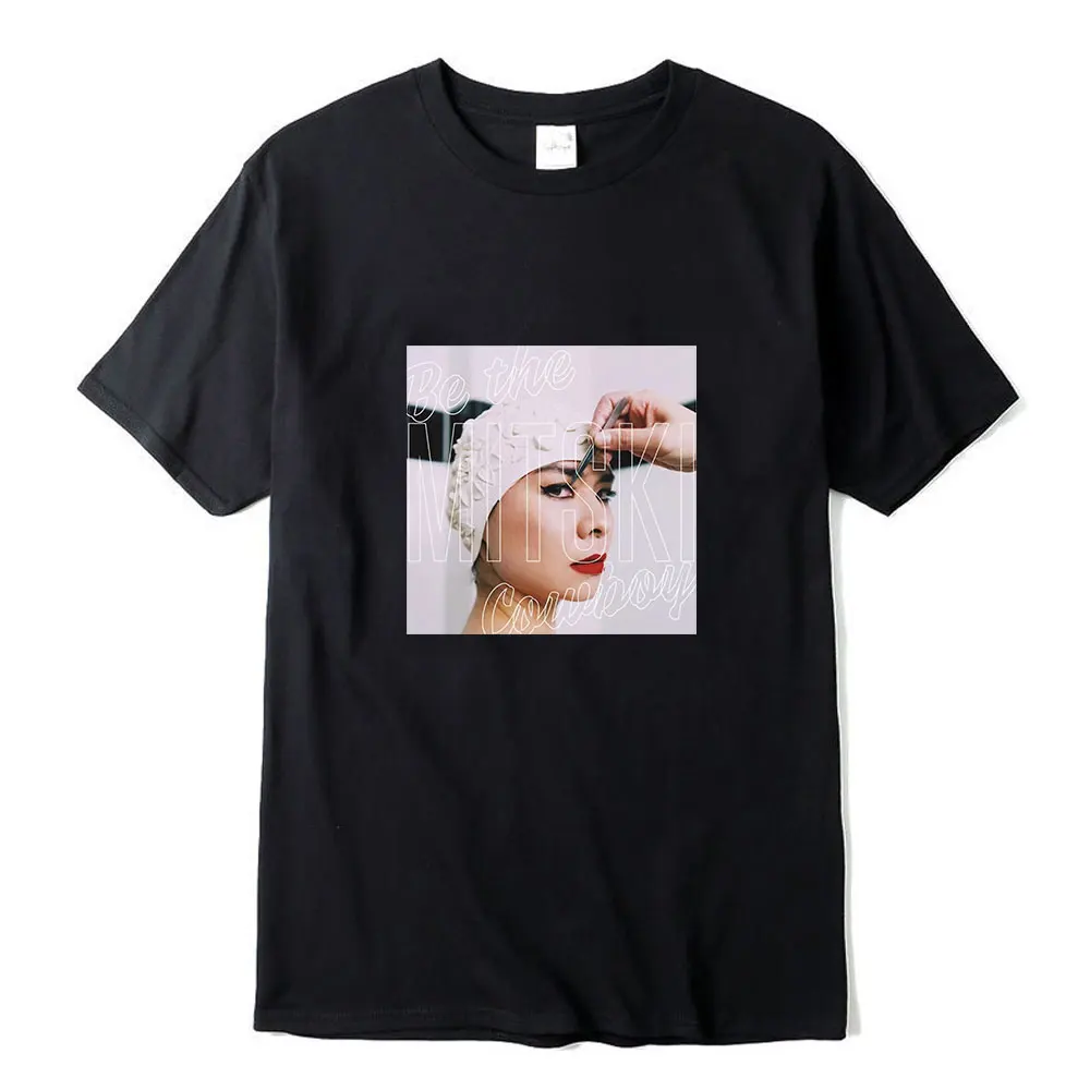 

Mitski Be ковбойский постер музыкальный альбом Harajuku индивидуальный принт летний тренд женская Свободная Повседневная футболка с коротким рука...