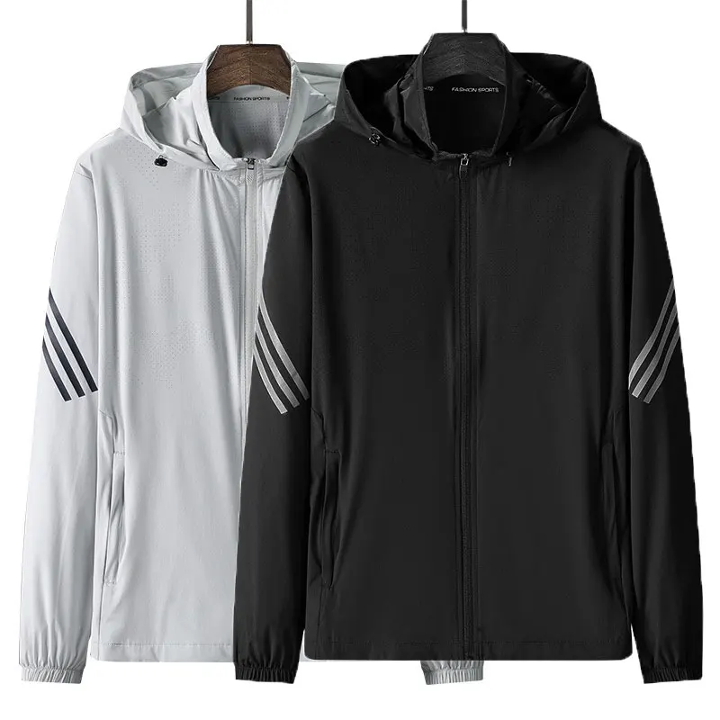 

Cycling Windbreaker Coat Waterproof Men's Thin Mesh Breathable Student Sportswear Stretch Sunscreen Shirt Summer Skin Windbreake