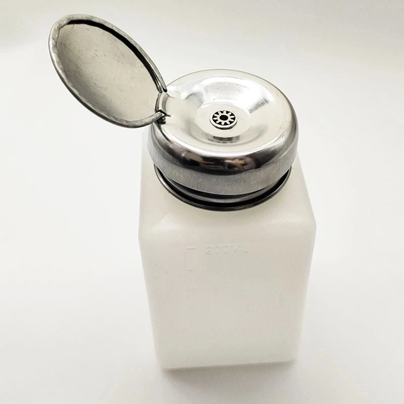 2 шт. 200 мл Чистая пластиковая бутылка для хранения спиртовой бутылки очиститель