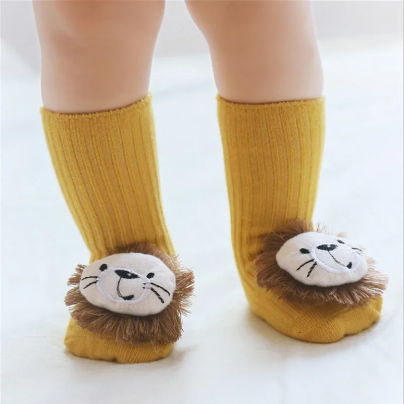 

Baby Socks Floor Non-slip Cotton Cartoon Doll Socks Baby Girls Boys Soft Cute Boots