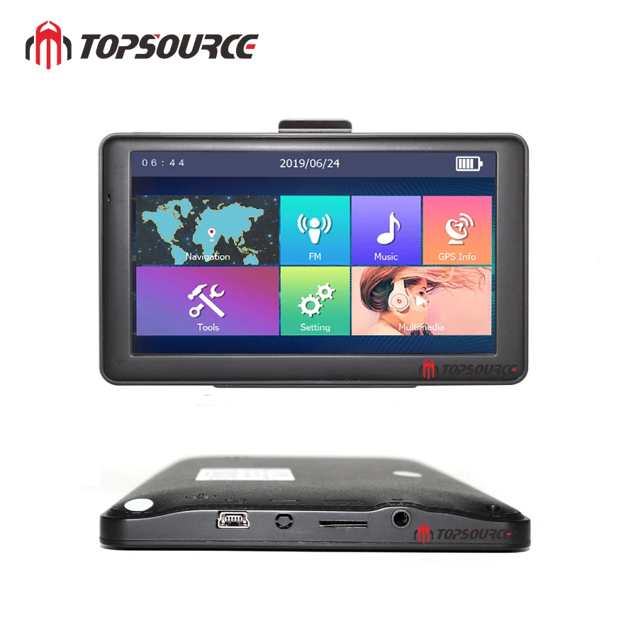 7-дюймовый сенсорный экран TOPSOURCE windows ce6.0 Автомобильная Мультимедийная