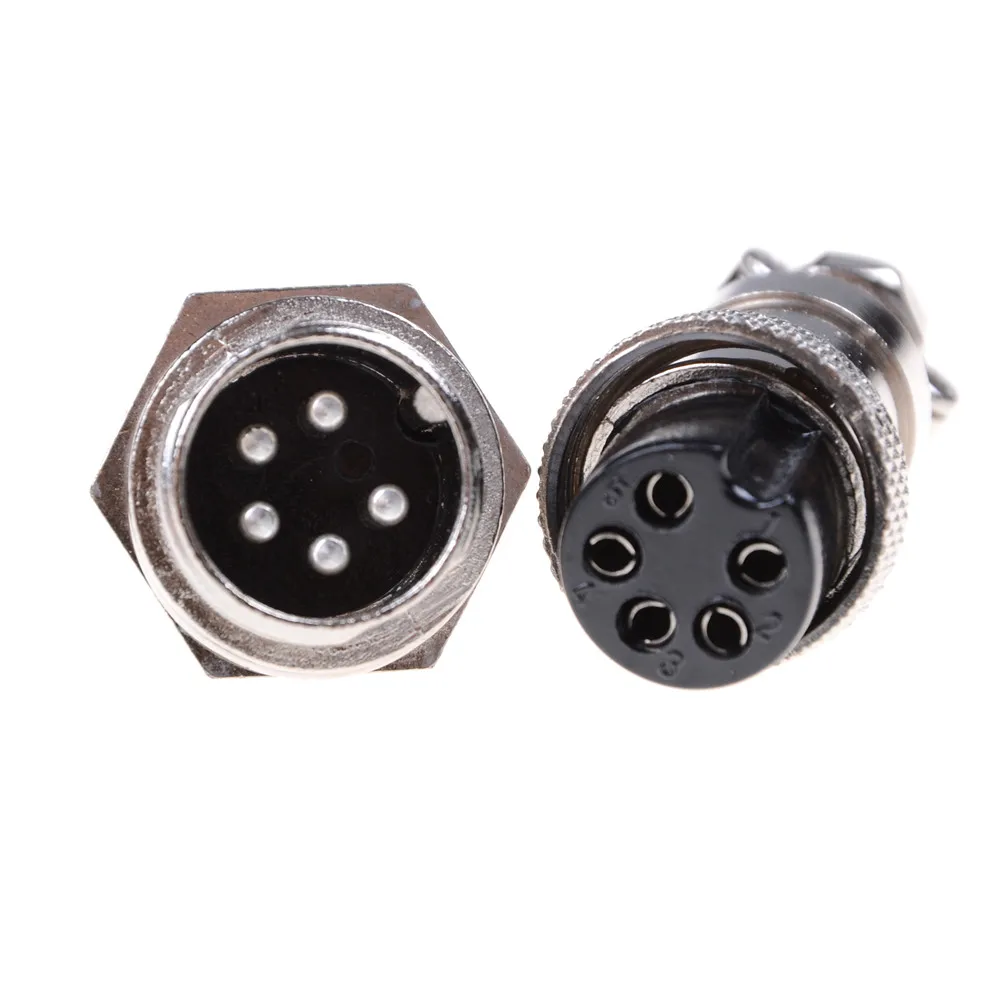 1 пара GX16 2/3 // 5/6/7/8 Pin 16 мм Штекерный и гнездовой панельный соединитель Круглый