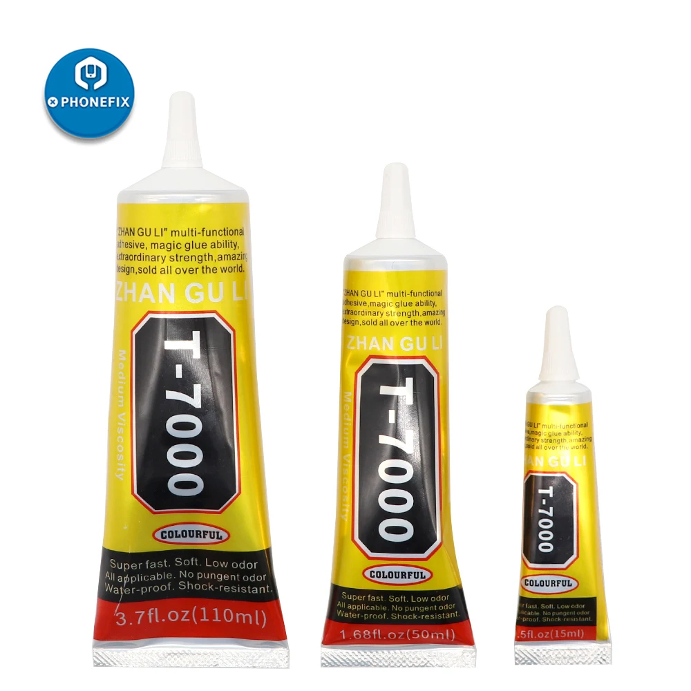 Черный клей промышленный для ремонта рамы iPhone/сенсорного экрана/стекла жидкий