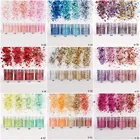 Набор блесток для ногтей с голографическим эффектом, 10 млбаночка, сверкающие блестки акриловых блесков, 5 баночек