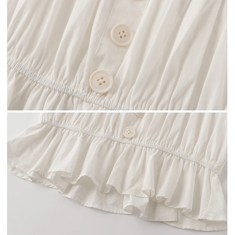 

Summer Vintage New Short Sleeve Puff Sleeve Solid Fashion Women Blouses Square Collar Sweet Chiffon Blouse Ropa De Mujer 10023