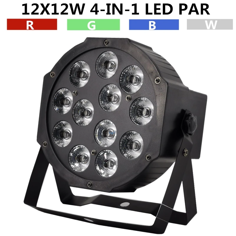 12X12W RGBW led Par Светильник dmx512 8GH wash светильник профессиональный сценический dj
