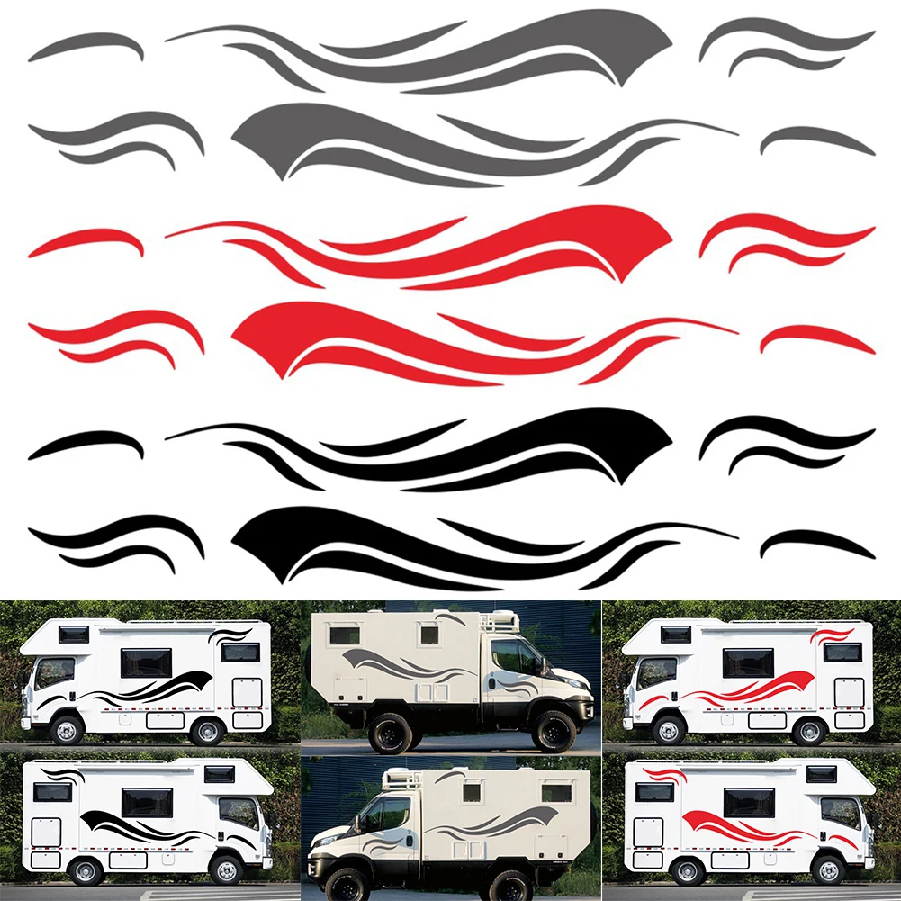 Автомобильные полосы для дома на колесах виниловые графическая наклейка