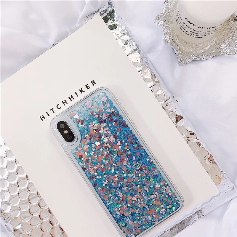 liquid silicone phone case soft cover for huawei y5 y6 y7 y9 pro prime 2018 2019 nova 3 3i 3e 4 5 5i pro glitter coque funda free global shipping