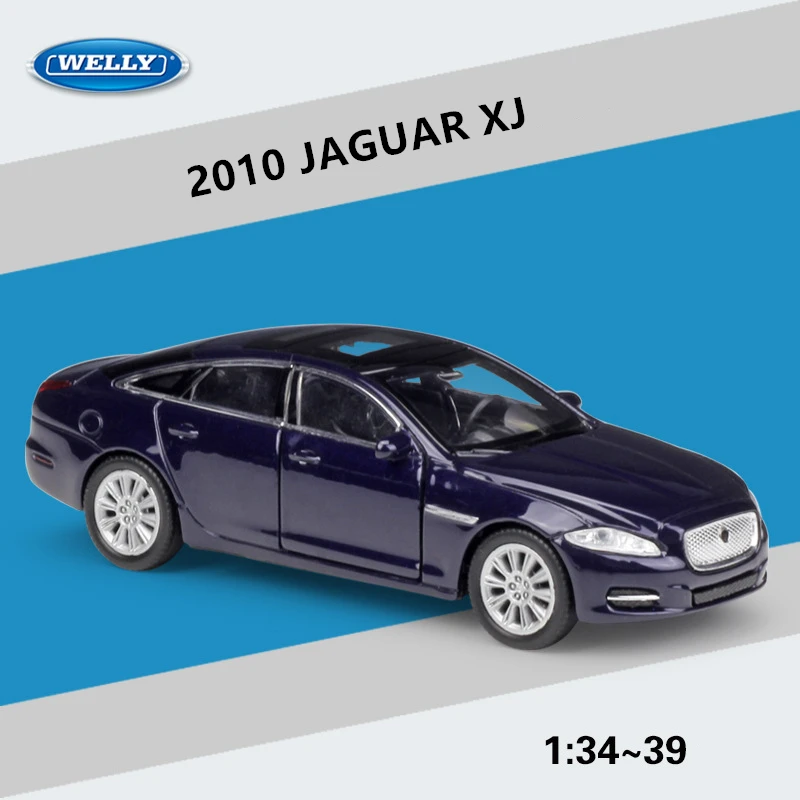 WELLY 1:36 2010 JAGUAR XJ сплав модель автомобиля машина имитации коллекции игрушек