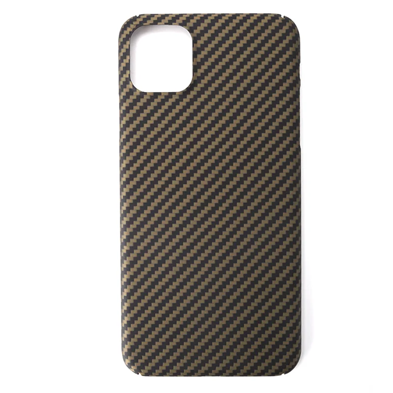 Ультратонкий чехол из натурального чистого углеродного волокна ручной работы с