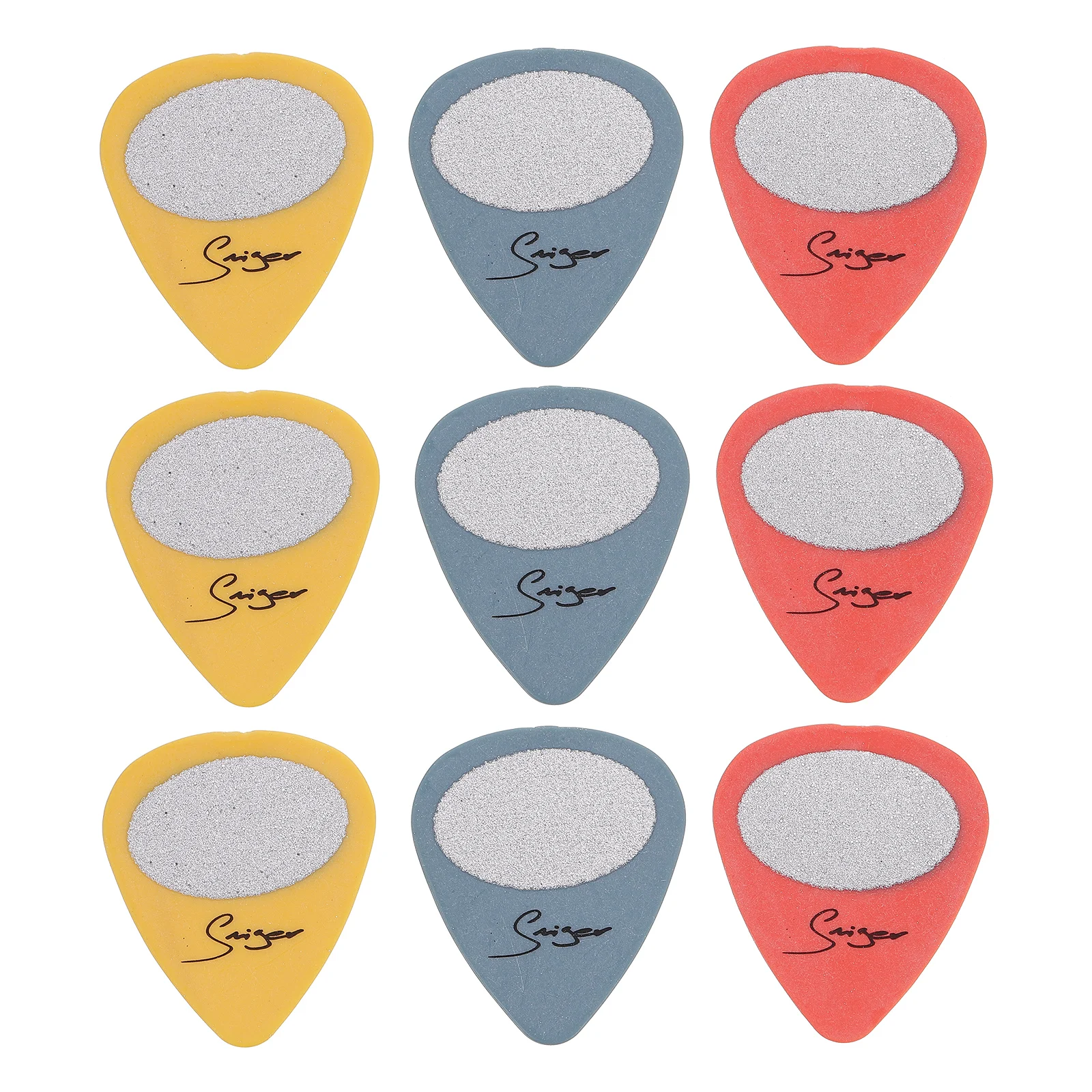 

12Pcs Guitar Picks Electric Guitar Picks Bass Ukulele Picks (Random Color)