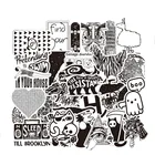 Наклейки светоотражающие металлические, черно-белые, 103050 шт.