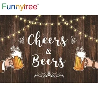 funnytree cheers beers lights wood banner celebration oktoberfest party background man birthday photozone vintage props backdrop