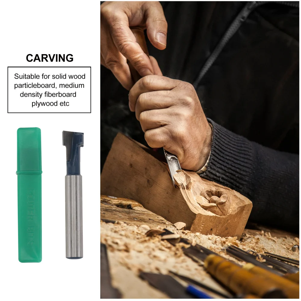 

1Pc Practical Carpenter Milling Cutter Trimming Cutter Woodworking Cutter