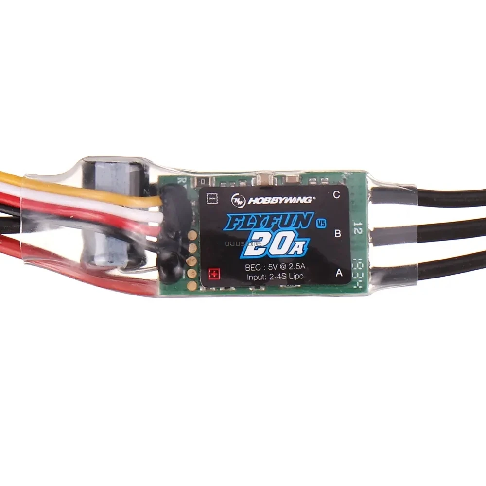 

1/2/4 pcsNEW Hobbywing FlyFun 20A V5 2-4S Electric Speed Control ESC for RC Aircraft Multicopter Fpv Airplane Helicopter Drone