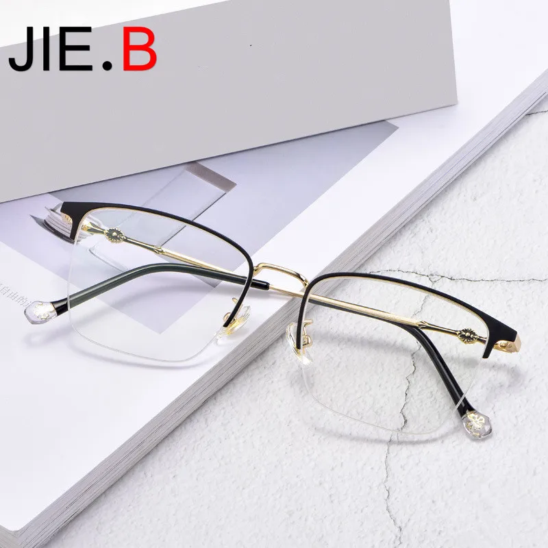 

JI E.B ультралегкие Модные оптические очки с оправой из чистого титана в стиле ретро