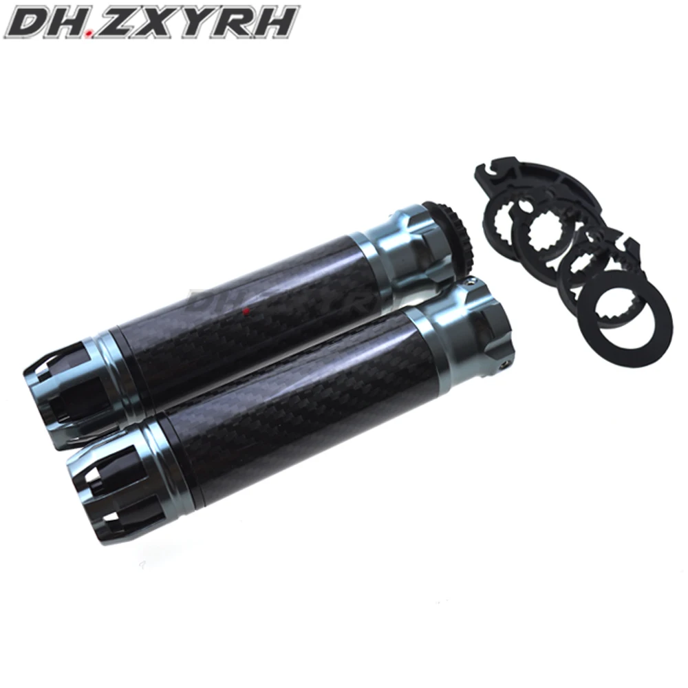 Руль мотоциклетный из углеродного волокна 7/8 дюйма 22 мм для Yamaha Suzuki Kawasaki Honda Benelli