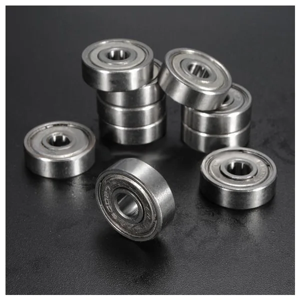 

10pcs Miniature Sealed Metal Shielded Metric Radial Ball Bearing Model: 627-ZZ 7x22x7Mm