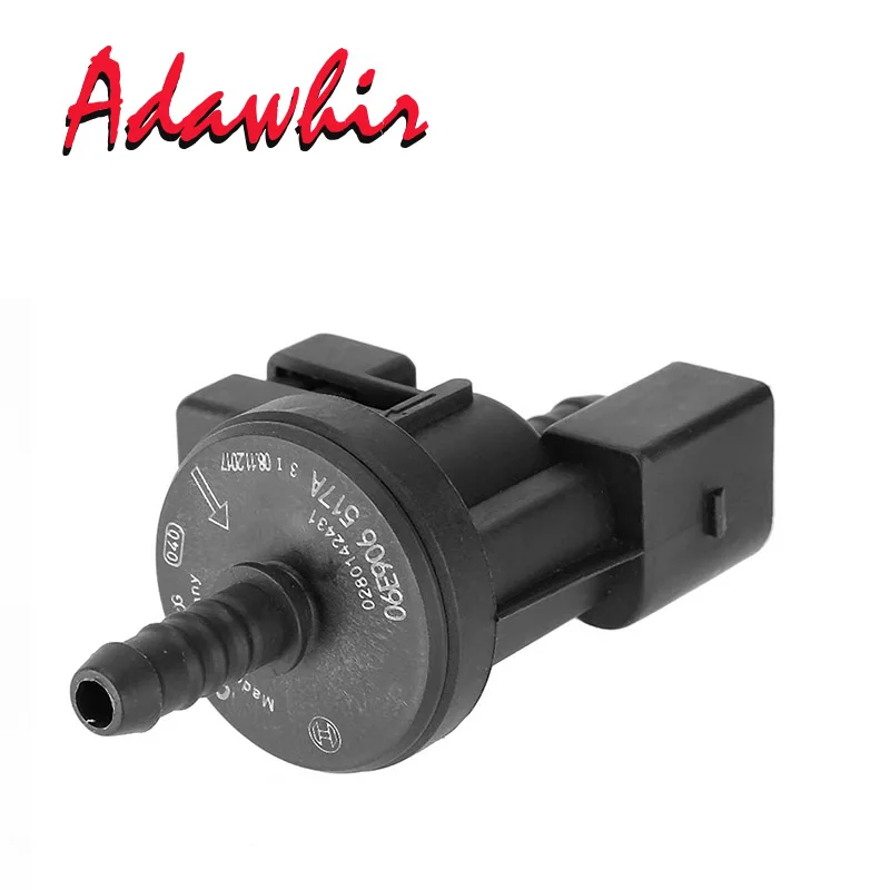 Клапан канистрового клапана 06E906517A 0280142431 для VW Golf Jetta Audi A1 A3 S3 A4 A6 S6 Q7 TT TTS A8 S8 R8