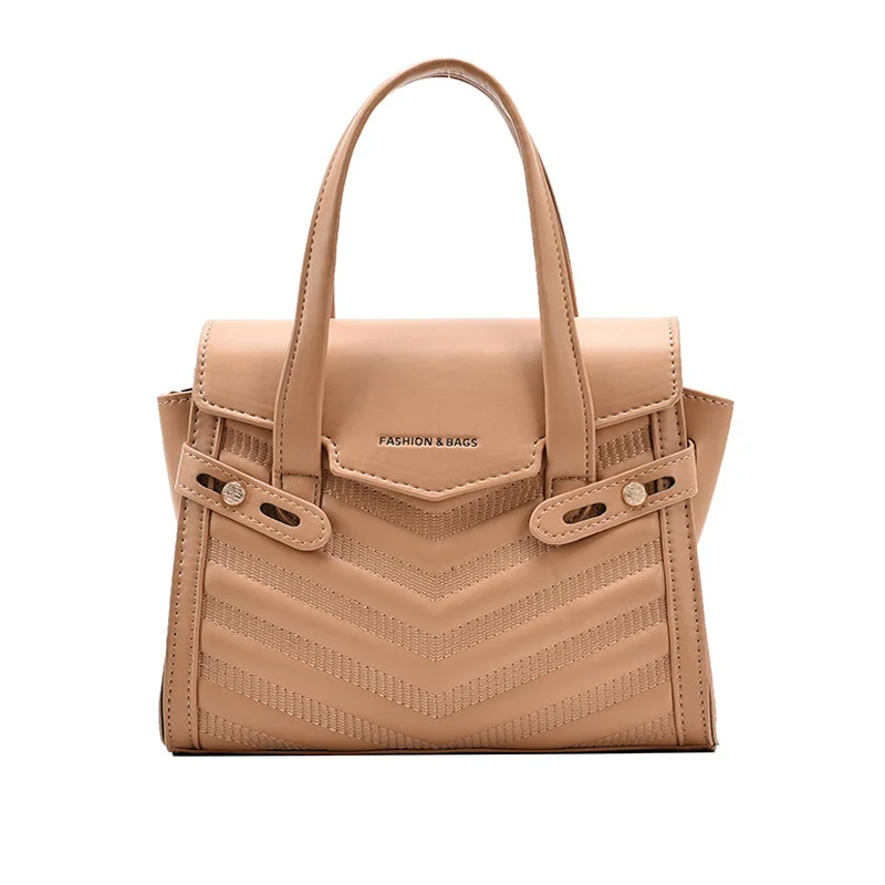 

Elegant Female Square Tote Bag 2021 Fashion New Quality PU Leather Women's Designer Handbag High capacity Shoulder Messenger Bag