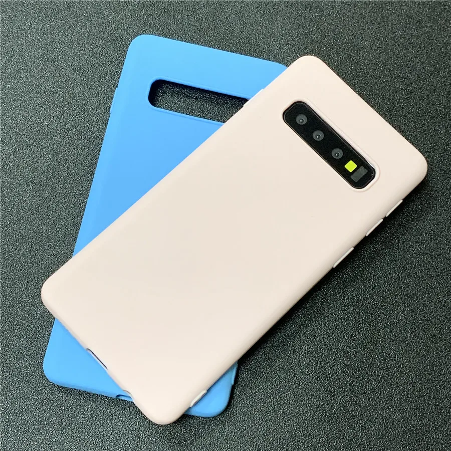 Матовый чехол из ТПУ для Samsung Galaxy S10 Plus чехлы с мягким покрытием S10e lite|Бамперы| |