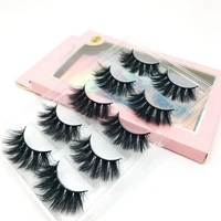 leisurely beauty 10 pairs 25mm 3d 5d 6d faux mink lashes luxury makeup dramatic lashes strip eyelash vendors