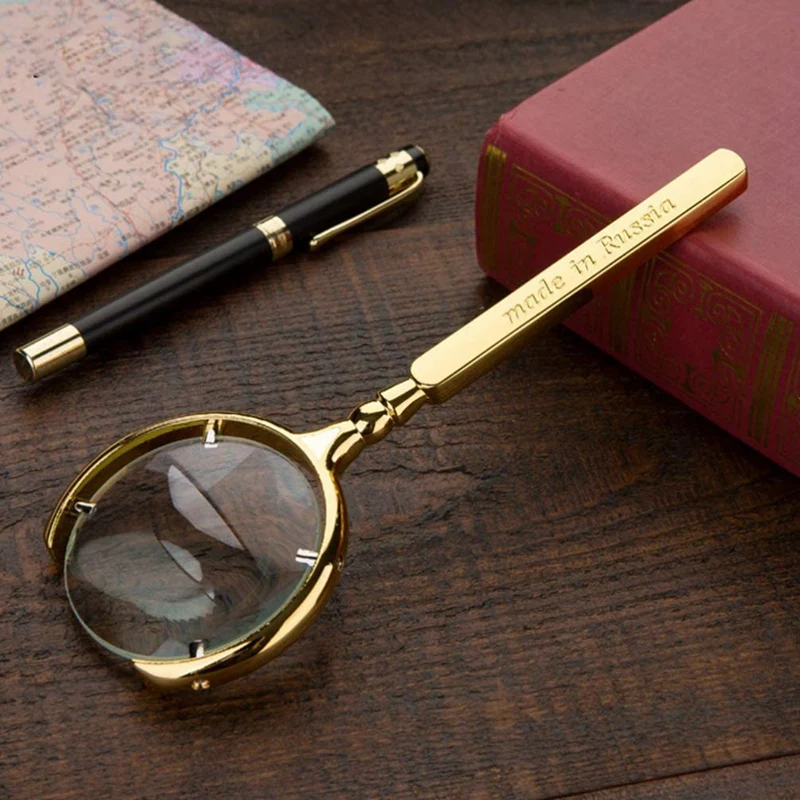 Ручной мощный 8 раз увеличительное Стекло может быть использован для чтения книг