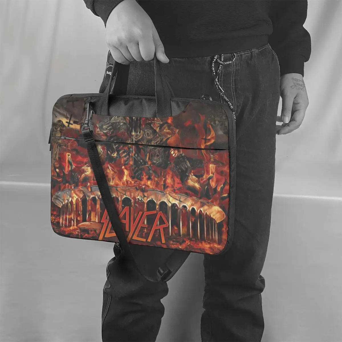 

Slayer Laptop Bag Case Carry Fashion Computer Bag Bike With Handle Laptop Pouch