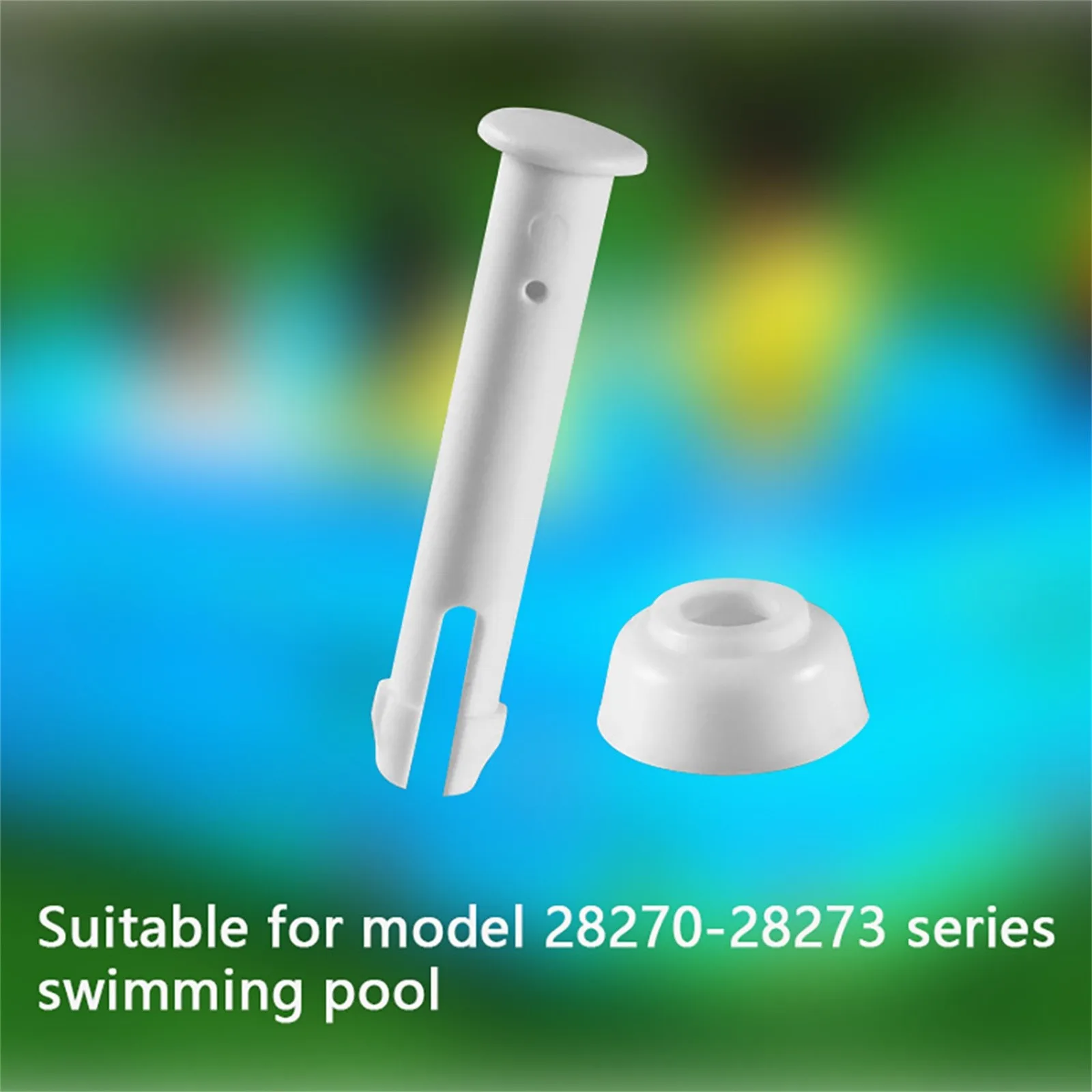 

Fast Deliver 48 Pcs Plastic Pool Joint Pins & 48 Pcs Rubber Seals For 13'-24' Pools Pasador de plstico para juntas de piscina