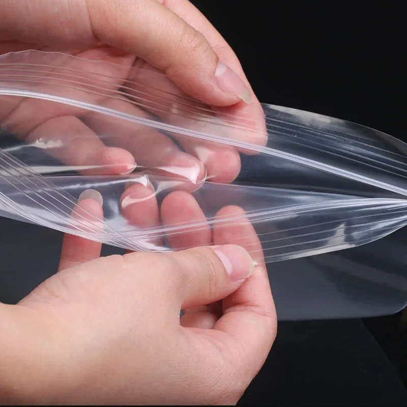 Прозрачные мешочки для ювелирных украшений на молнии полиэтиленовый маленький