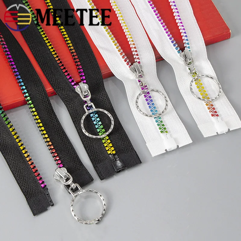 Meetee 5 шт. закрытые 15/20/30 см открытые 40/50/60 # молния из смолы | Дом и сад