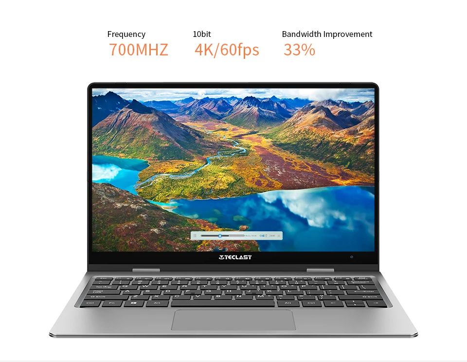 Ноутбук Teclast F5R 11,6 дюймов Win 10 8 Гб DDR4 256 ГБ SSD Intel Gemini Lake N3450 360 градусов шарнир с сенсорным экраном