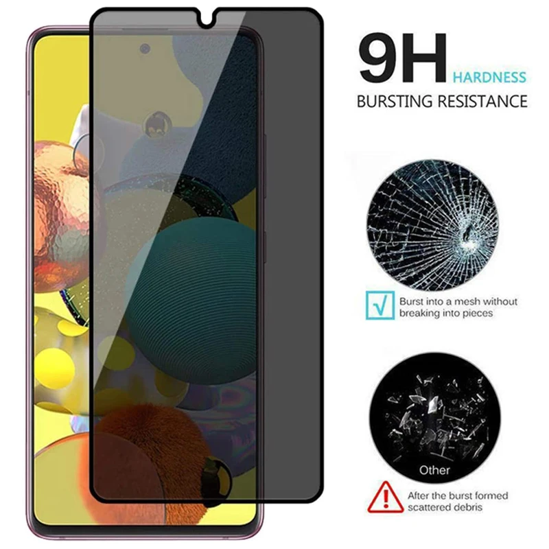 9H Privacy Tempered Glass For Samsung Galaxy A30 A20 A10 Anti-Spy Screen Protector For Samsung Galaxy A40 A50 A70 A71 A80 A90 5G