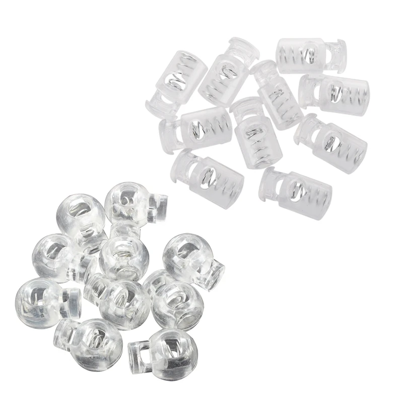 Большая сделка 10 шт. 7 мм 1 отверстие фиксатор шнура Пружинная Застежка пружинные