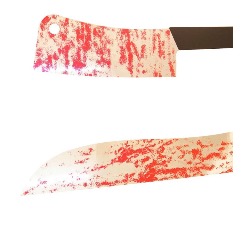 1 Набор ножницы для пилы нож крови баннер флаг Хэллоуин ужас дом с привидениями