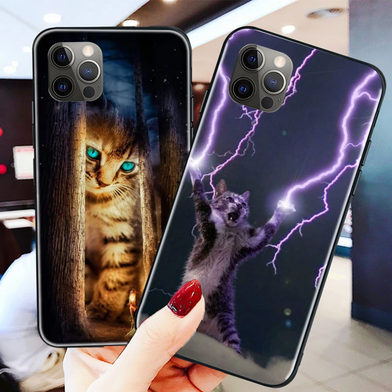 

For iPhone 12 Pro Case Soft TPU Cartoon Pattern Silicon Cover Phone iPhone SE2020 12 11 XS XR X 8 7 6S 6 Plus Cases Funda