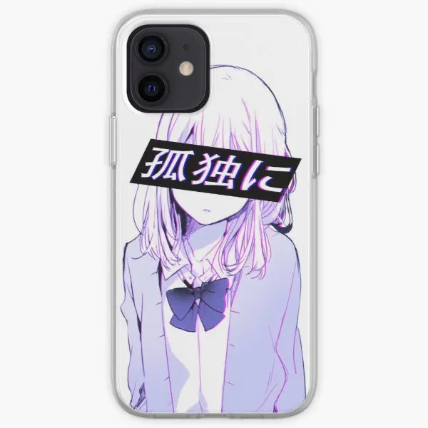 

Полностью одиночный грустный чехол для телефона с японским аниме в эстетике для iPhone 11 12 13 Pro Max Mini 6 6S 7 8 Plus 5 5S SE X XS XR Max TPU